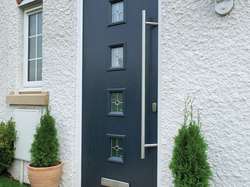 Composite front door